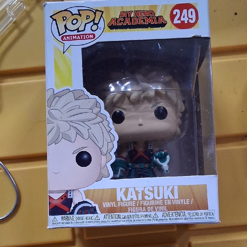 Funko Pop Katsuki Vinyl Figure - Yellow and Black